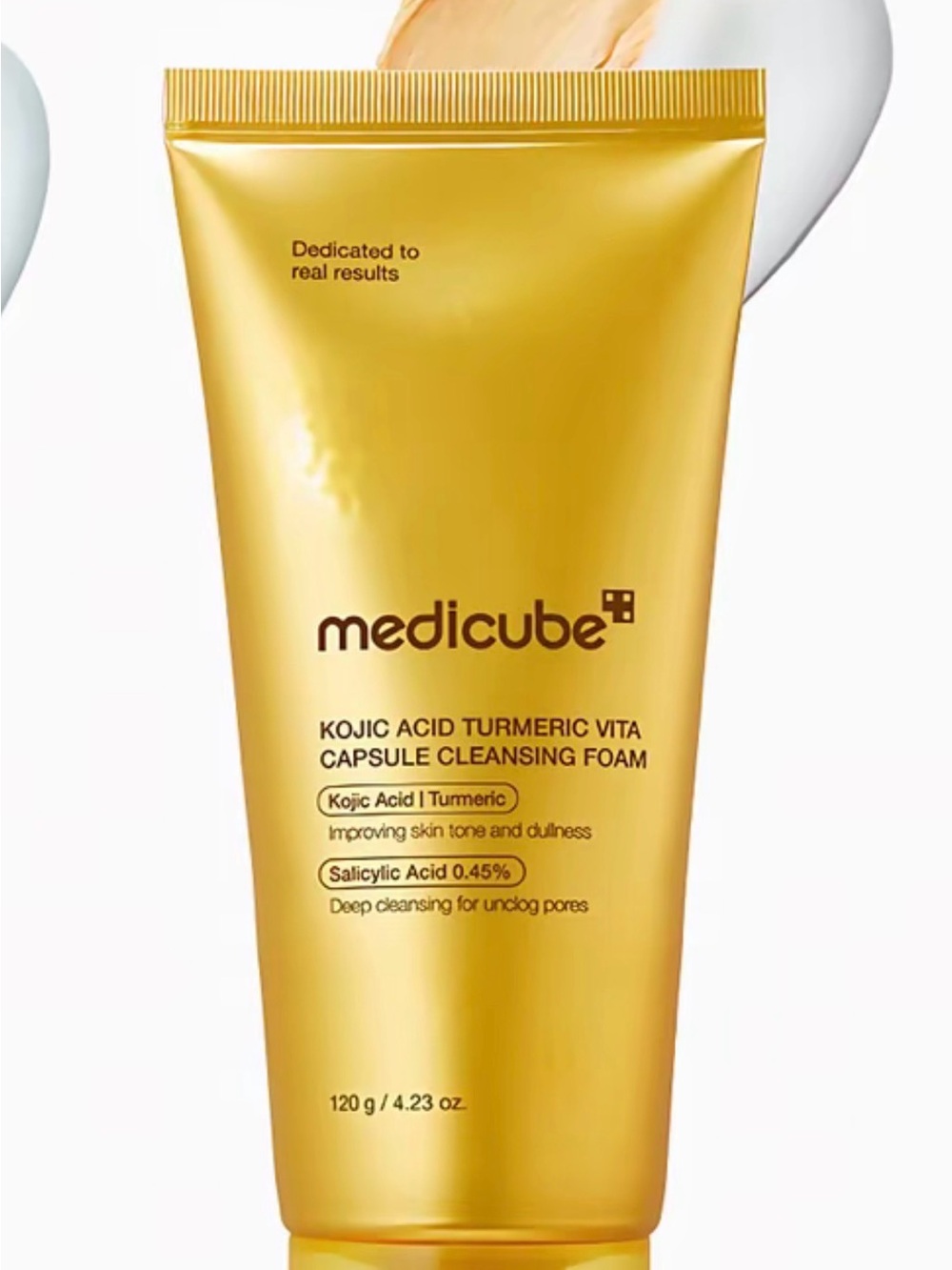 Medicube Kojic Acid Turmeric Vita Capsule Cleansing Foam